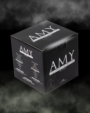 Carbón Natural AMY 26mm - Premium (Caja 1kg - 64 piezas)