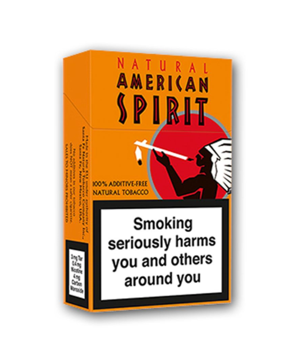 Cajetilla de 20 cigarros American spirit (Naranja) (Sabor Ultra-light)