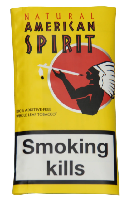 Tabaco American spirit  (Amarillo)  (Sabor Light)