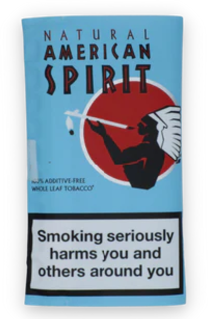 Tabaco American spirit (Azul) (Sabor Original)