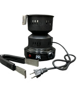 Parrilla para carbon natural shisha Hooka Negro