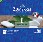 Hookah Tobacco Zumerret mint gum 50gr.