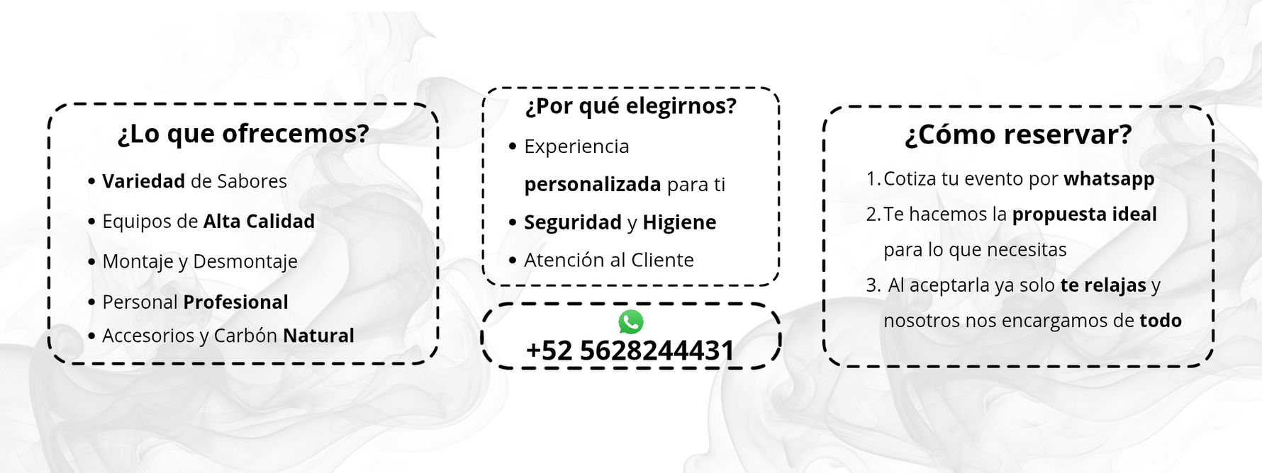 Renta de Shishas para Eventos