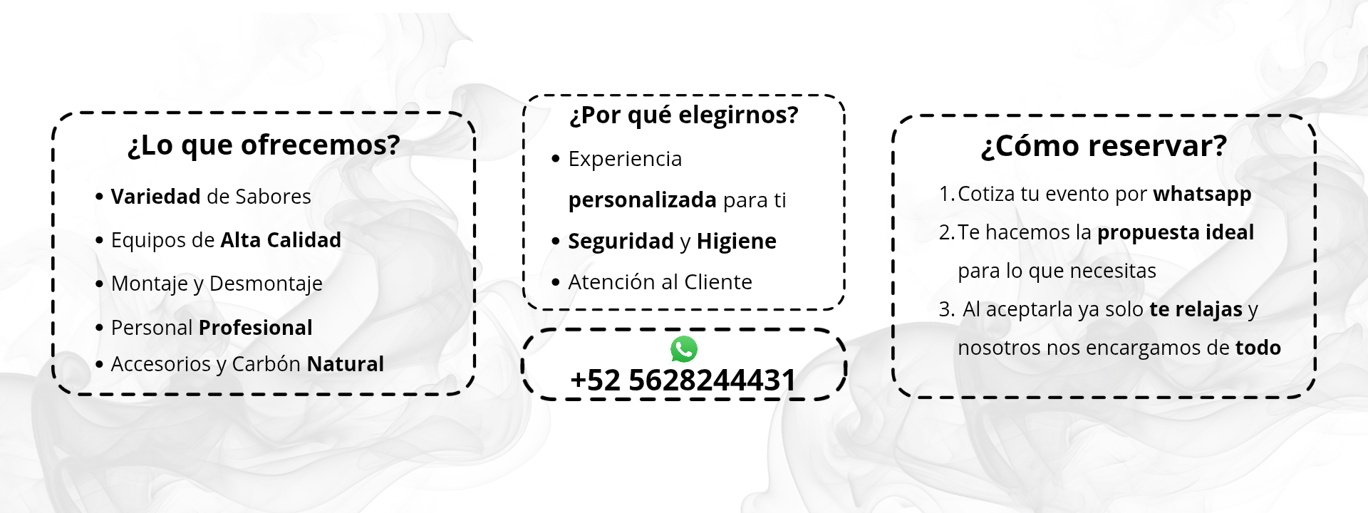 Renta de Shishas para Eventos