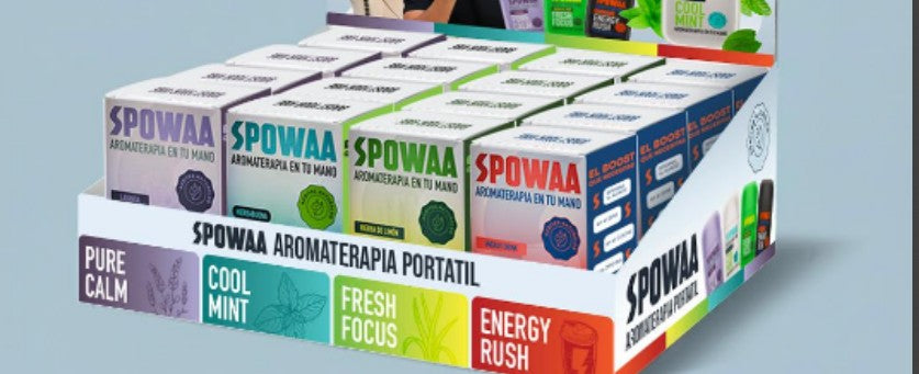 SPOWAA Inhalador Nasal- Inhalador Nasal Doble Portátil - AROMATERAPIA EN TU MANO Aceites Naturales - Inhaladores Nasales Portátiles - Respira Mejor & Fácil con Frescura Relajación Alivia Fatiga Estrés Menta Natural