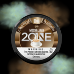 Lata de bolsitas de nicotina 2ONE sabor Mocha Java 8 mg contenido 21 piezas pouch