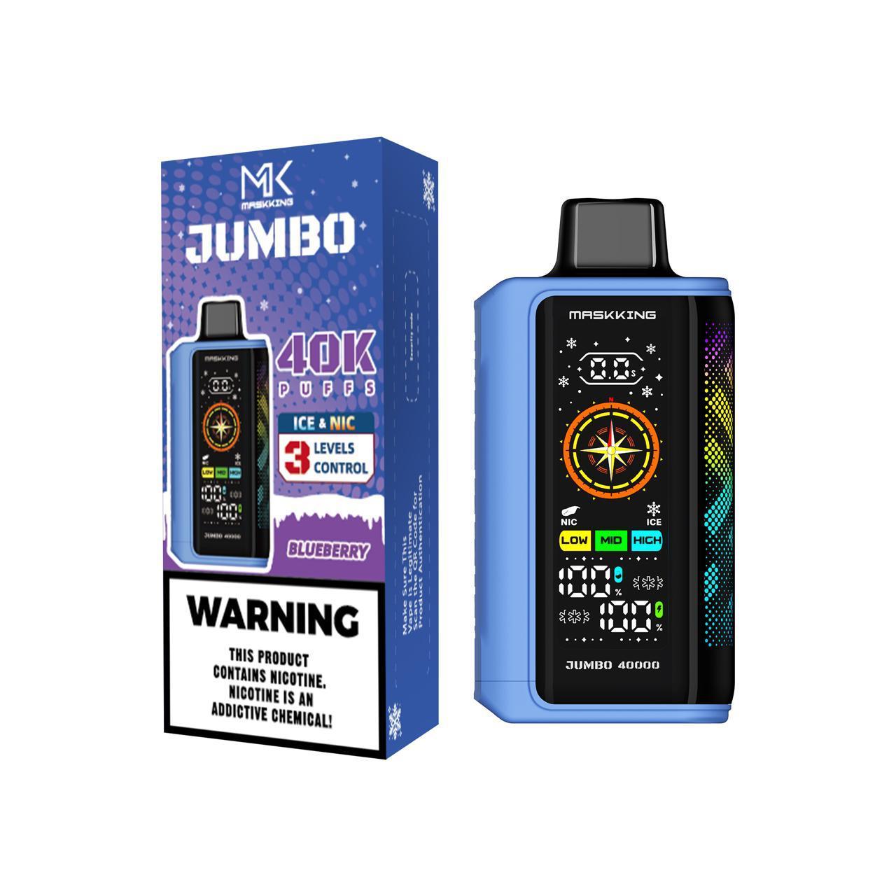 Maskking_vape_descartable_aroma_intenso_arandano_frutal_refrescante_vaper_desechable_gran_capacidad_Blueberry_Jumbo_40000puffs_nicotina