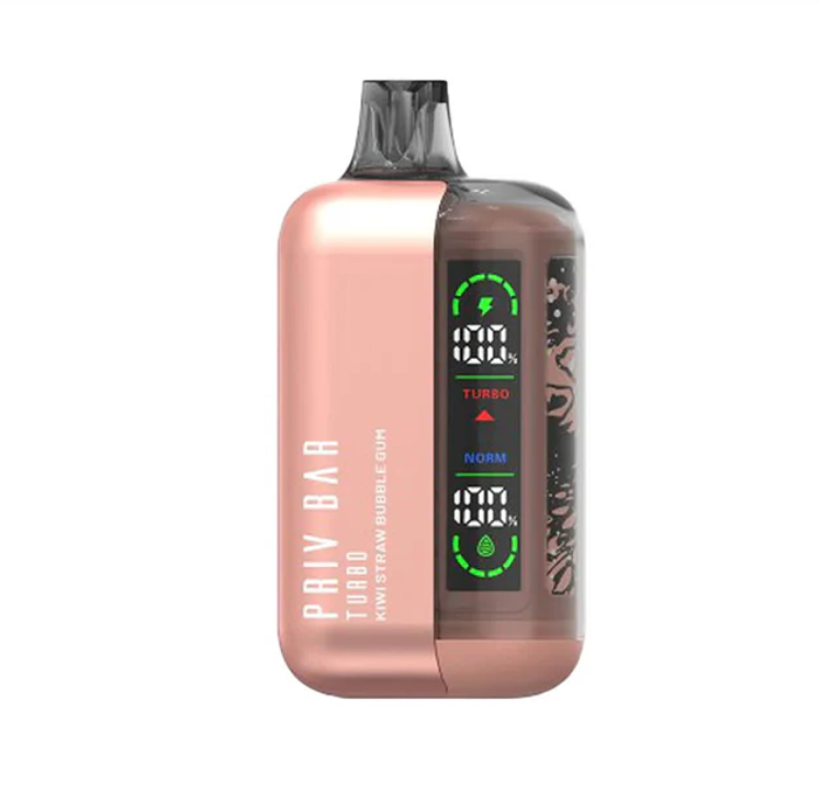 Priv bar turbo Kiwi straw bubblegum