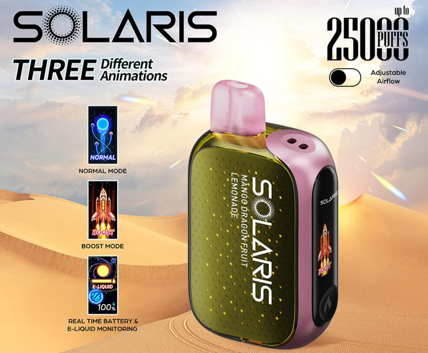 Solaris Mango dragón fruit lemonade (carga solar)