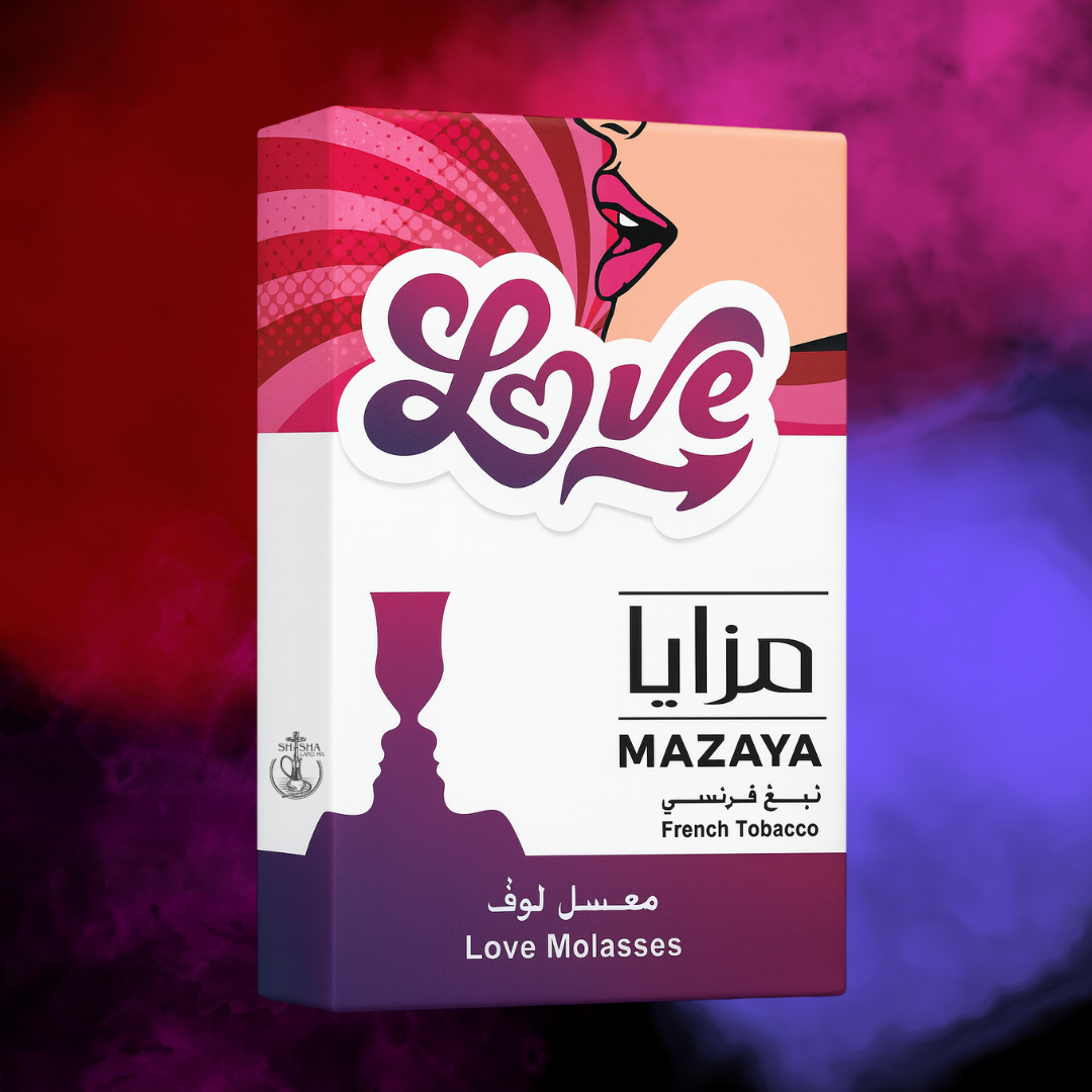 mazaya tobacco love NATURAL MOLASSES 50G - SHISHA AND HOOQA Mazaya Love