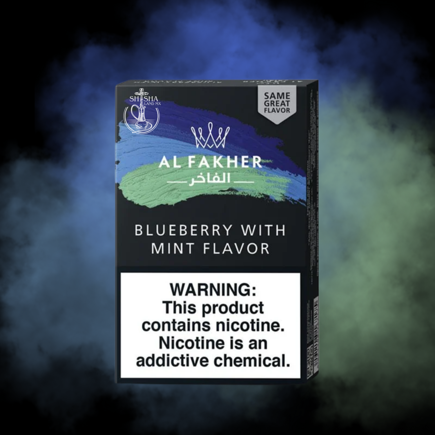 Tabaco para shisha Al-Fakher mora azul menta /  Blueberry mint original 50g – sabor intenso y refrescante" - Shisha Land Mx
