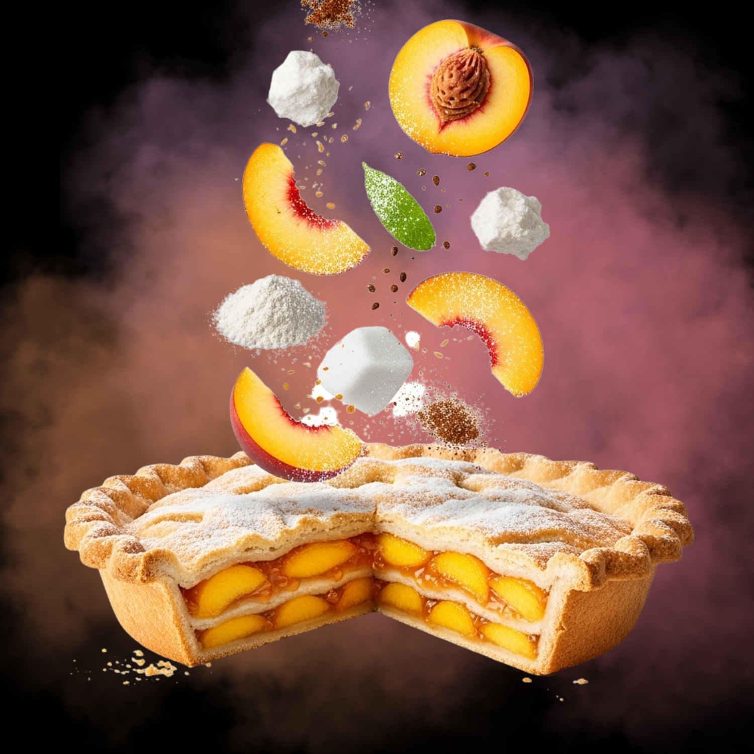 Tabaco para shisha Al-Fakher Georgia Pie de Durazno / Peach Pie original – sabor dulce y especiado - Shisha Land Mx