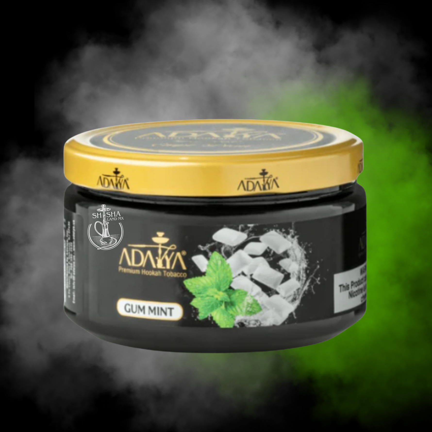TabacoparaShishaSaborGumMintAdalya_hookah_shisha_narguila_cachimba_tabaco_melaza_chicle_menta_refrescante_dulce_Adalya_250gr