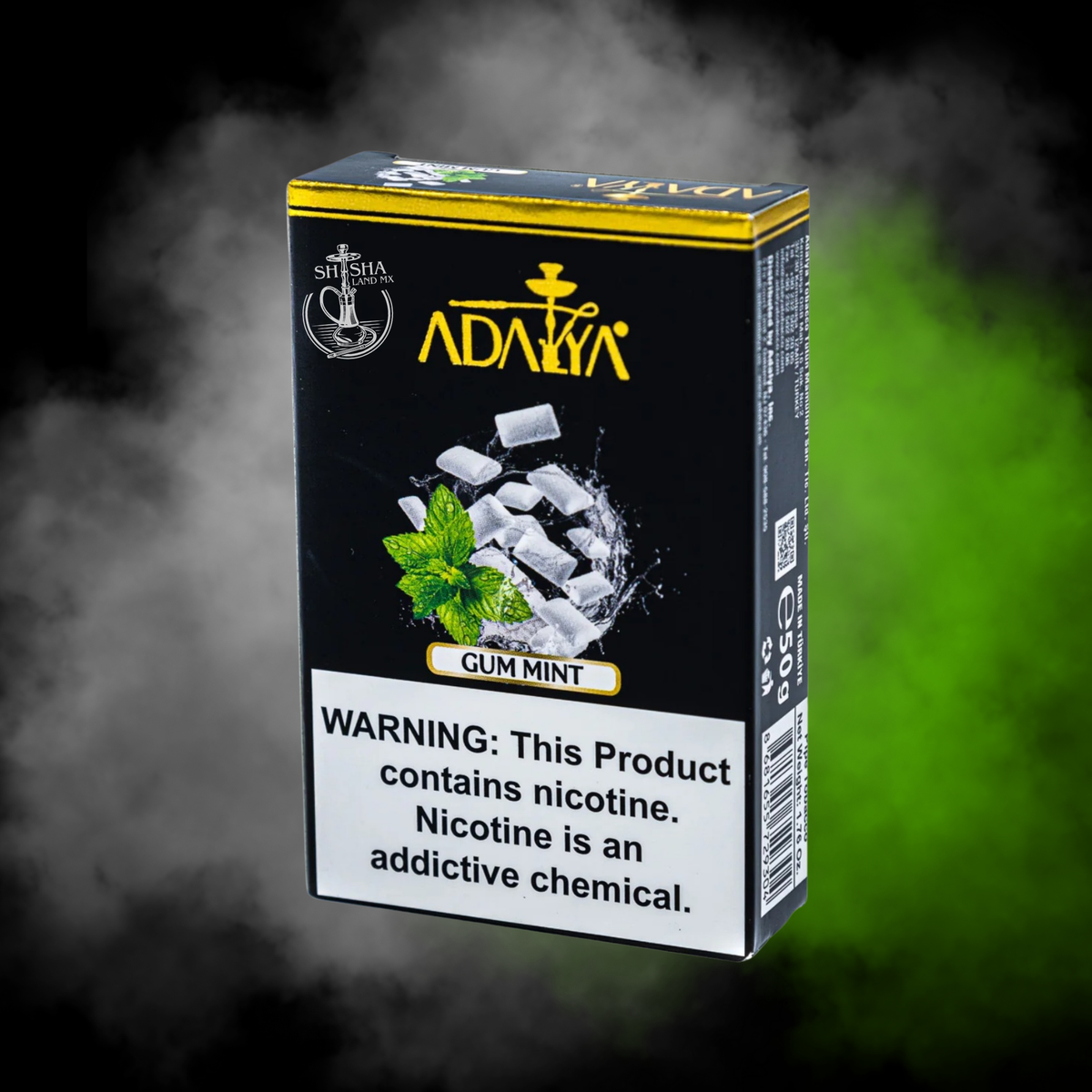 TabacoparaShishaSaborGumMintAdalya_hookah_shisha_narguila_cachimba_tabaco_melaza_chicle_menta_refrescante_dulce_Adalya_50gr