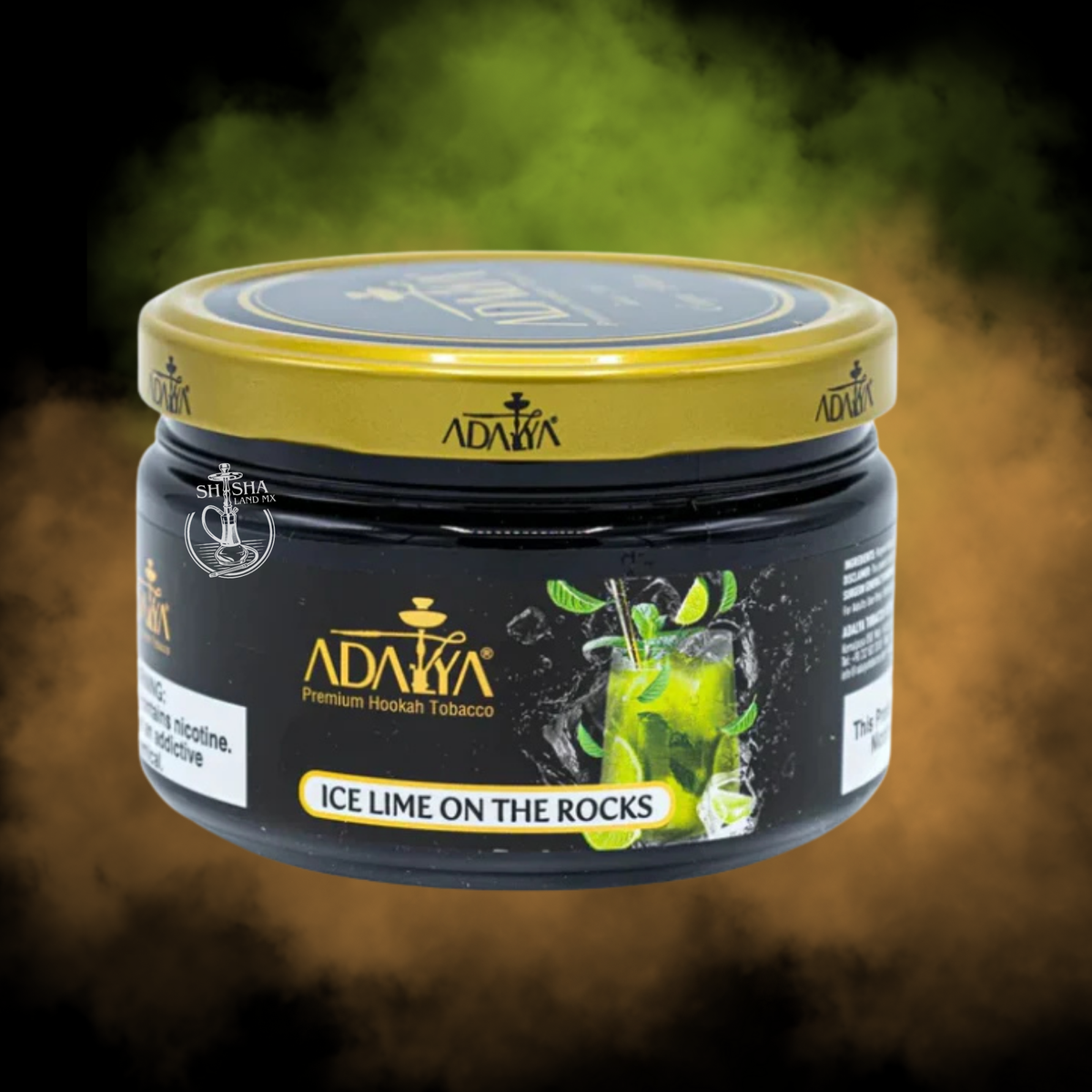 Rocks Shisha Adalya Ice lime on the rocks – Shisha Land Mx