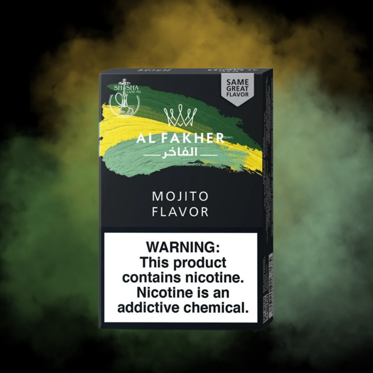Tabaco para shisha Al-Fakher mojito original 50g – sabor cítrico y refrescante con menta – Shisha Land Mx