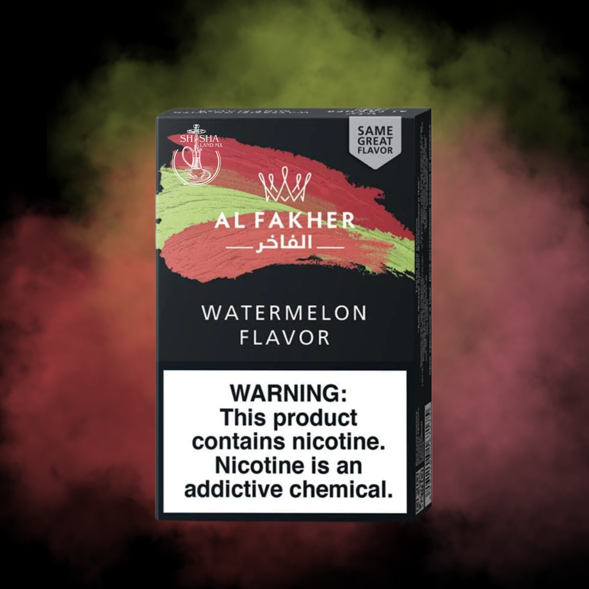 Tabaco para shisha Al-Fakher sandía / watermelon original 50g – sabor dulce y afrutado" – Shisha Land Mx