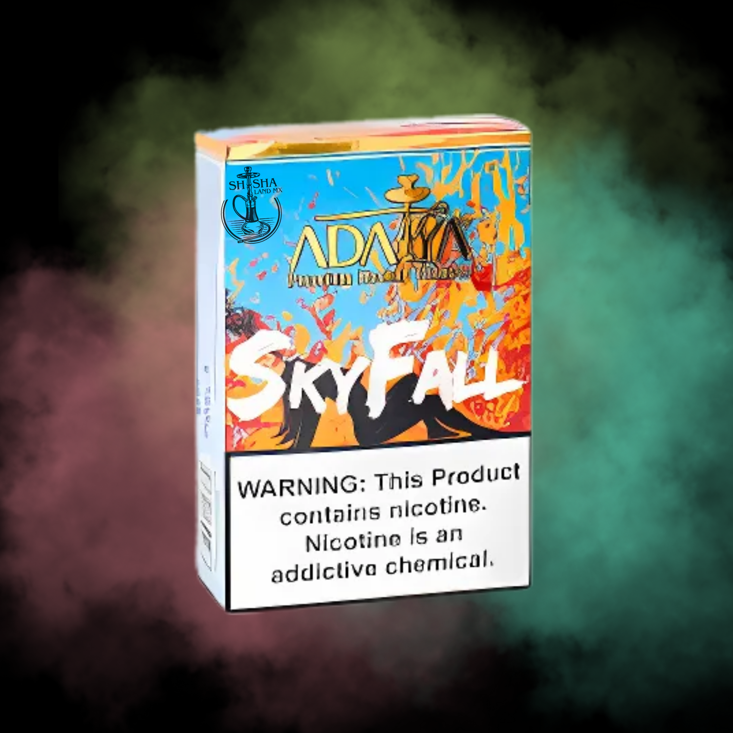 TabacoparaShishaSaborSkyfallAdalya_hookah_shisha_narguila_cachimba_tabaco_melaza_durazno_sandia_melon_ice_refrescante_frutal_Adalya_50gr