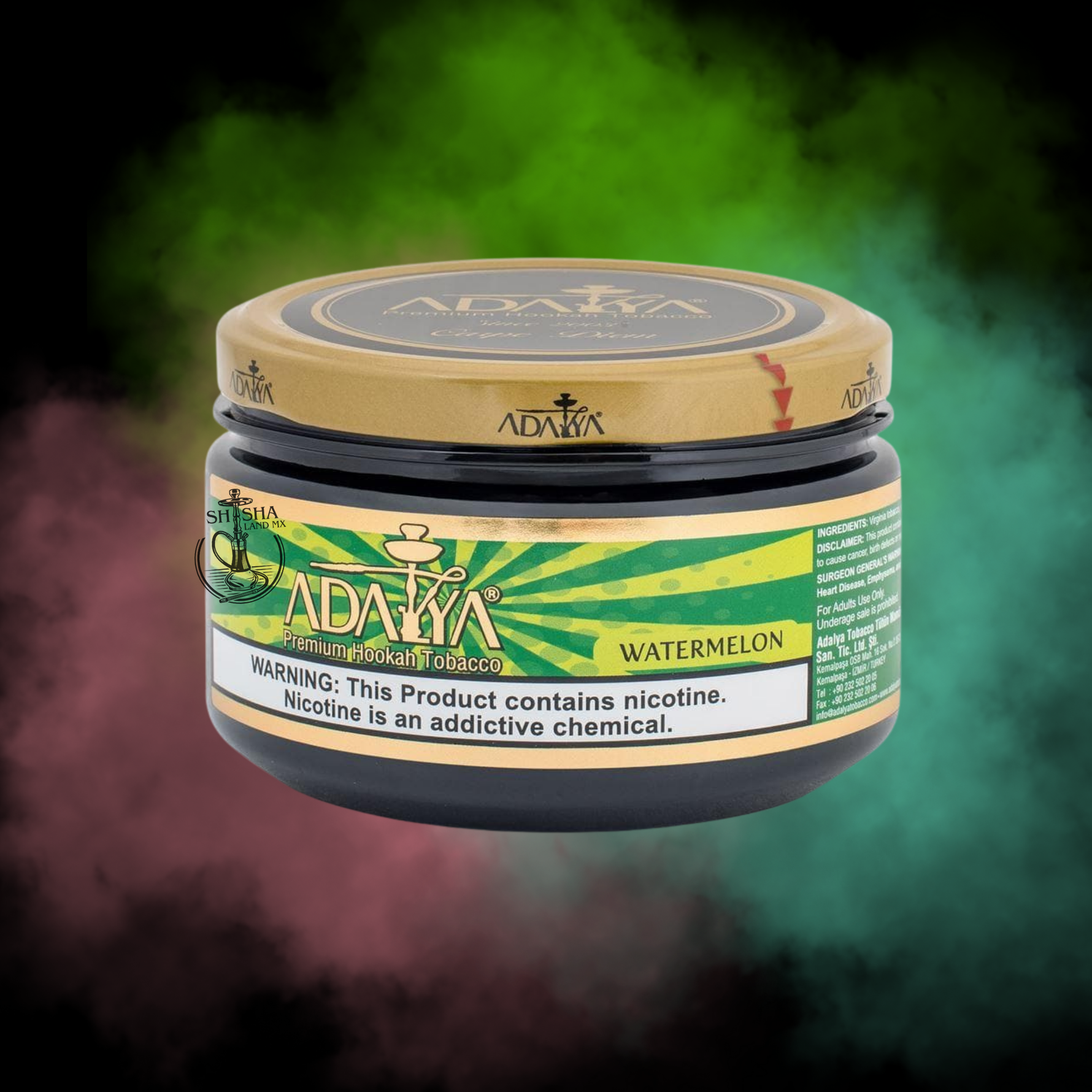 TabacoparaShishaSaborWatermelonAdalya_hookah_shisha_narguila_cachimba_tabaco_melaza_sandia_refrescante_frutal_Adalya_250gr