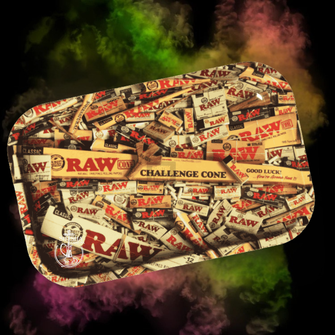 Charola RAW de Vidrio – Bandeja para Rolar y Liar