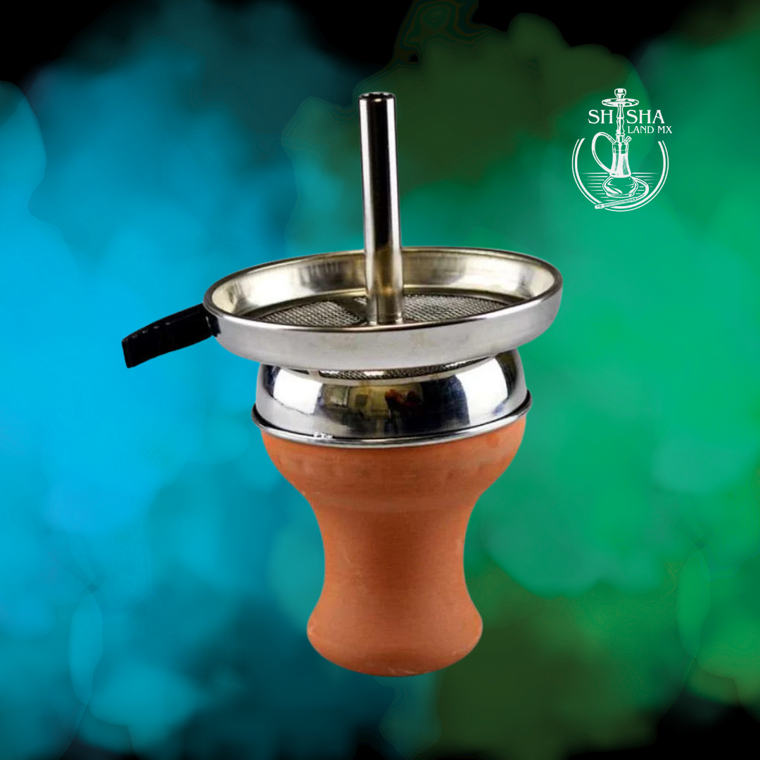 Gestor de calor tipo Mockingbird con agarradera para cazoleta de shisha, cachimba, hookah y narguile