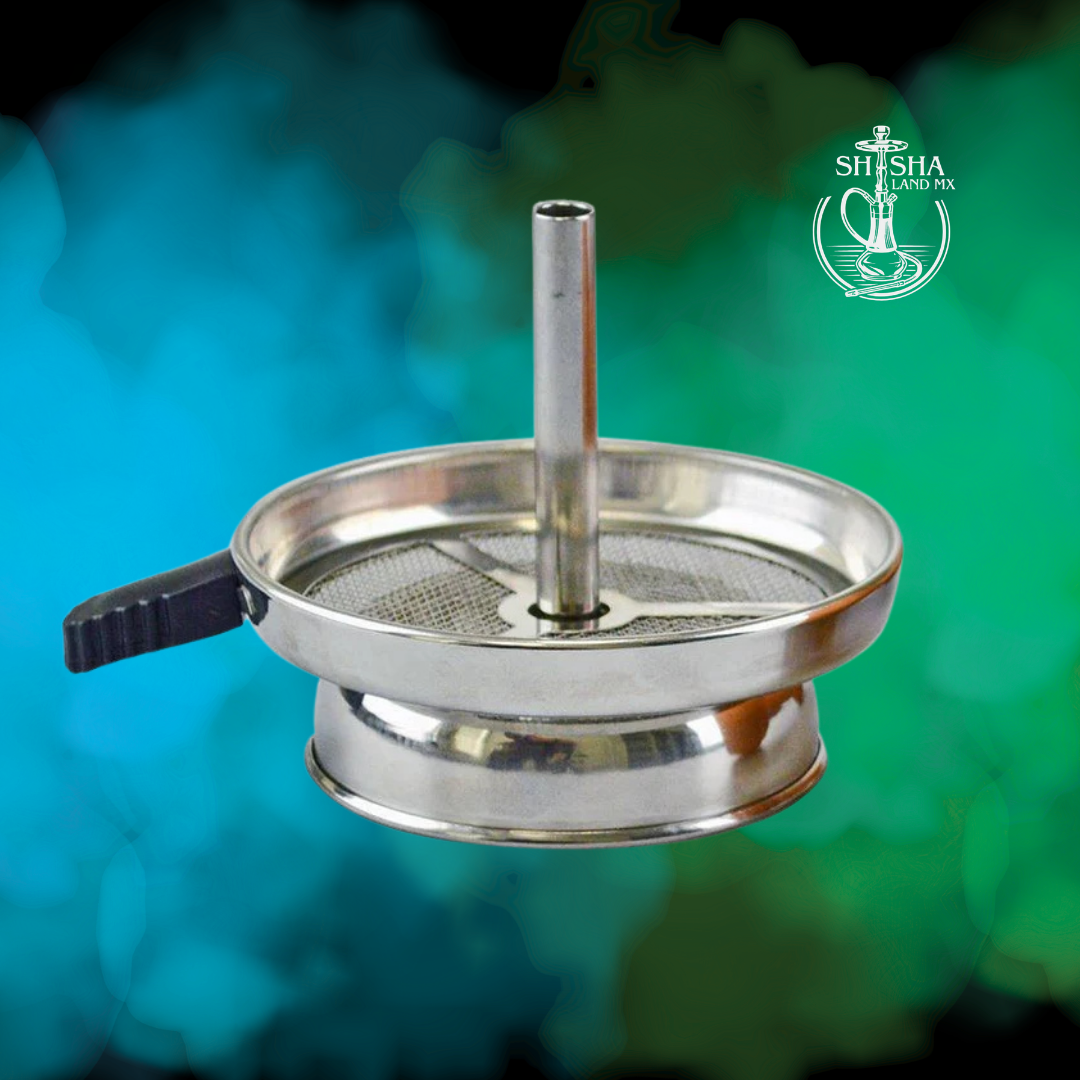 Gestor de calor tipo Mockingbird con agarradera para cazoleta de shisha, cachimba, hookah y narguile