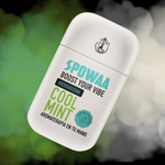 Inhalador nasal SPOWAA Cool Mint de doble boquilla portátil visto en ángulo