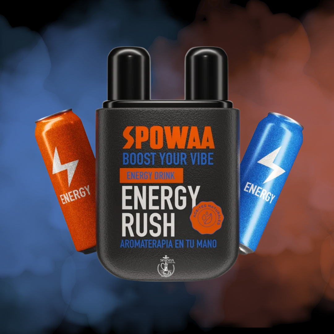 Inhalador nasal SPOWAA Energy Drink, vista frontal del empaque individual 