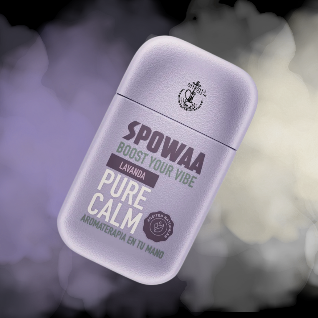 Inhalador nasal SPOWAA Lavanda de doble boquilla portátil visto en ángulo