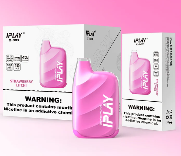 Vape Iplay X-BOX Strawberry Litchi