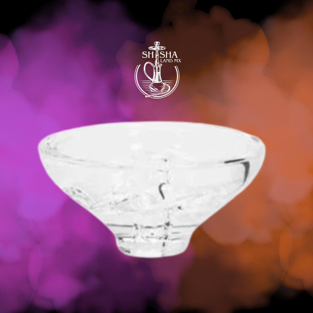 Tabaquera y cazoleta Kaloud Samsaris Vitria II de vidrio templado y silicona para shisha, cachimba, hookah y narguile