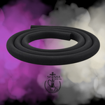 Manguera de hule flexible color negro lavable para shisha, cachimba, hookah y narguile