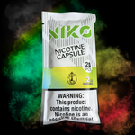 Empaque de NIKO cápsulas saborizadas con nicotina 2 mg sabor Strawberry Watermelon Mint mentolado