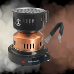 Parrilla eléctrica marca Pharaohs para encender carbón natural de coco para shisha, cachimba, hookah y narguile
