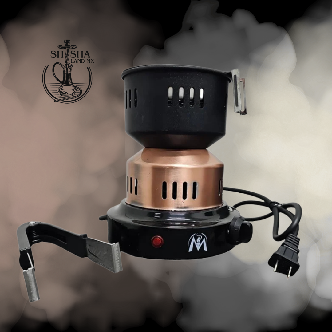 Parrilla eléctrica Maestro para encender carbón natural de coco para shisha, cachimba, hookah y narguile