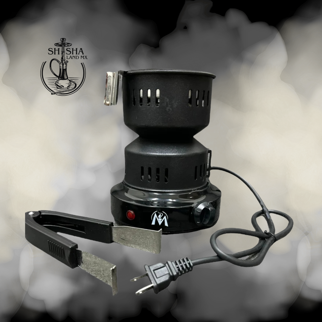 Parrilla eléctrica Maestro para encender carbón natural de coco para shisha, cachimba, hookah y narguile