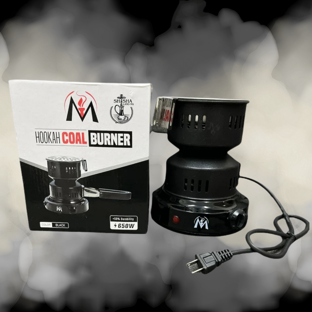 Parrilla eléctrica Maestro para encender carbón natural de coco para shisha, cachimba, hookah y narguile