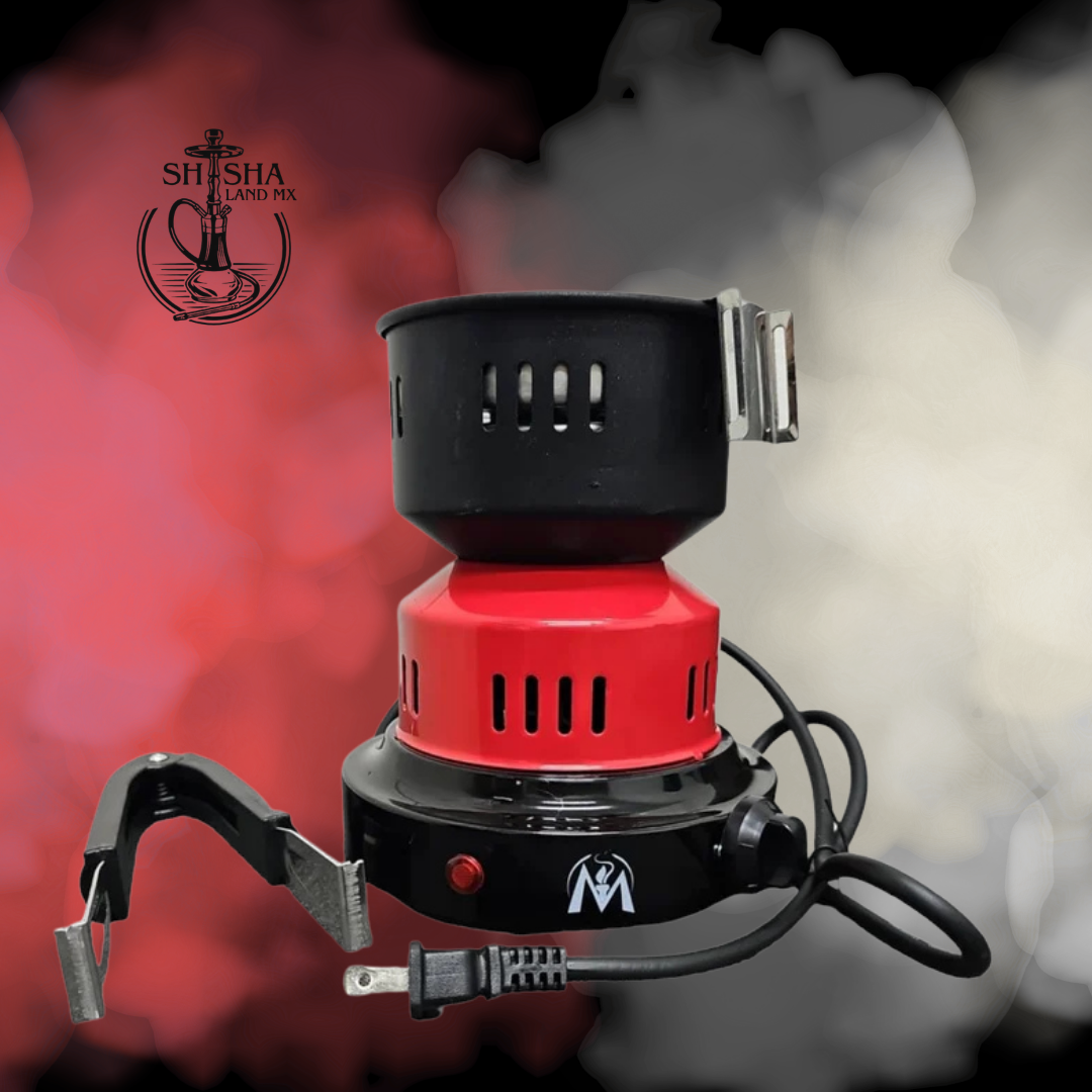 Parrilla eléctrica Maestro para encender carbón natural de coco para shisha, cachimba, hookah y narguile