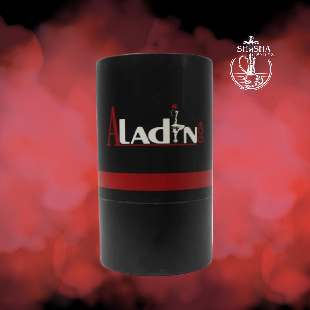 Shisha Aladin 2GO de acero inoxidable, cachimba portátil, hookah y narguile