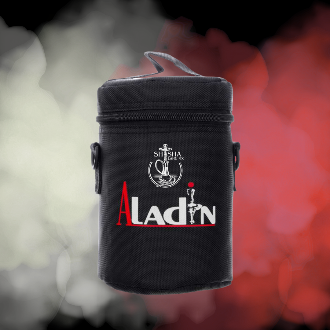Shisha Aladin 2GO de aluminio, cachimba portátil, hookah y narguile