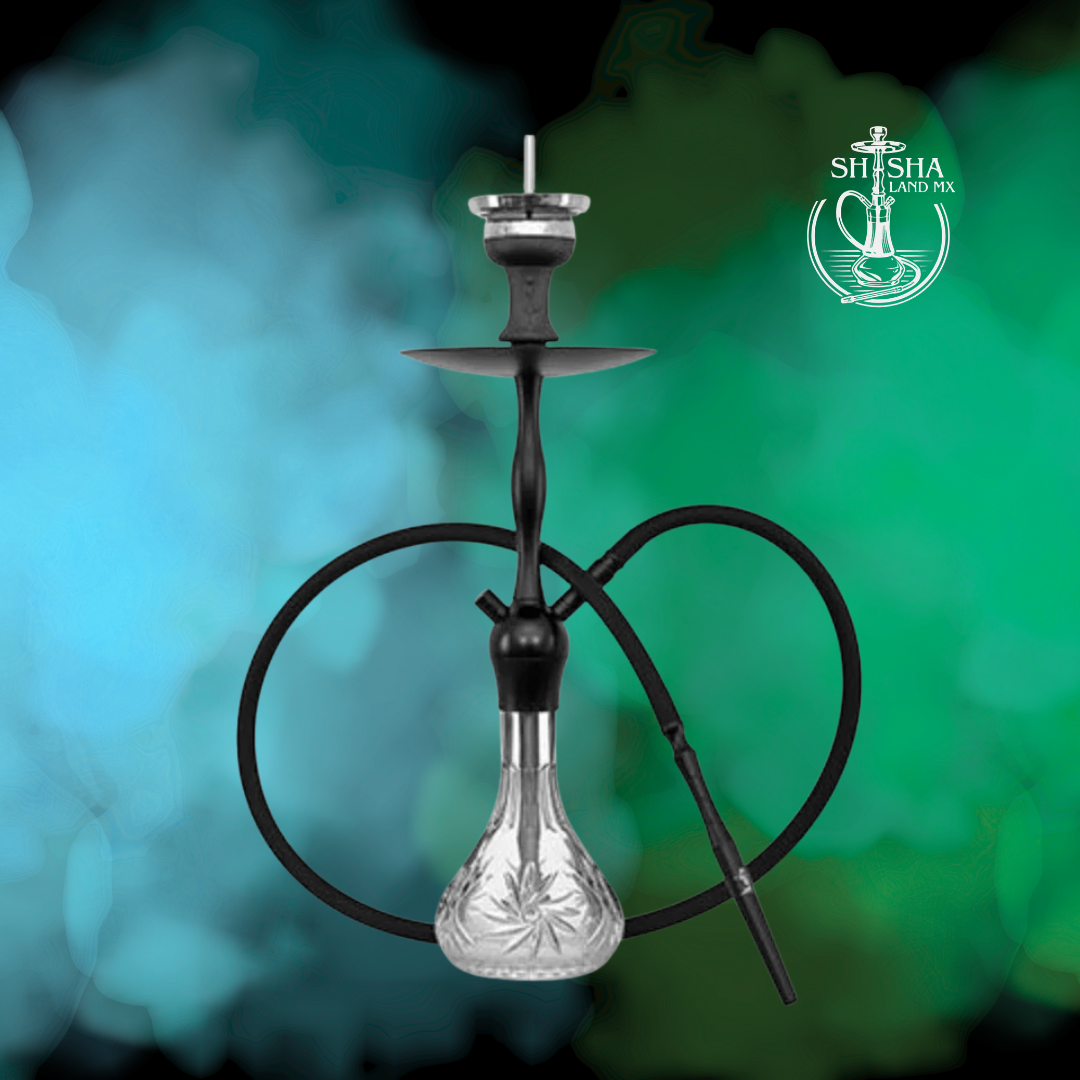 Shisha Aladin Alux Admiral de aluminio en varios colores, cachimba, hookah y narguile