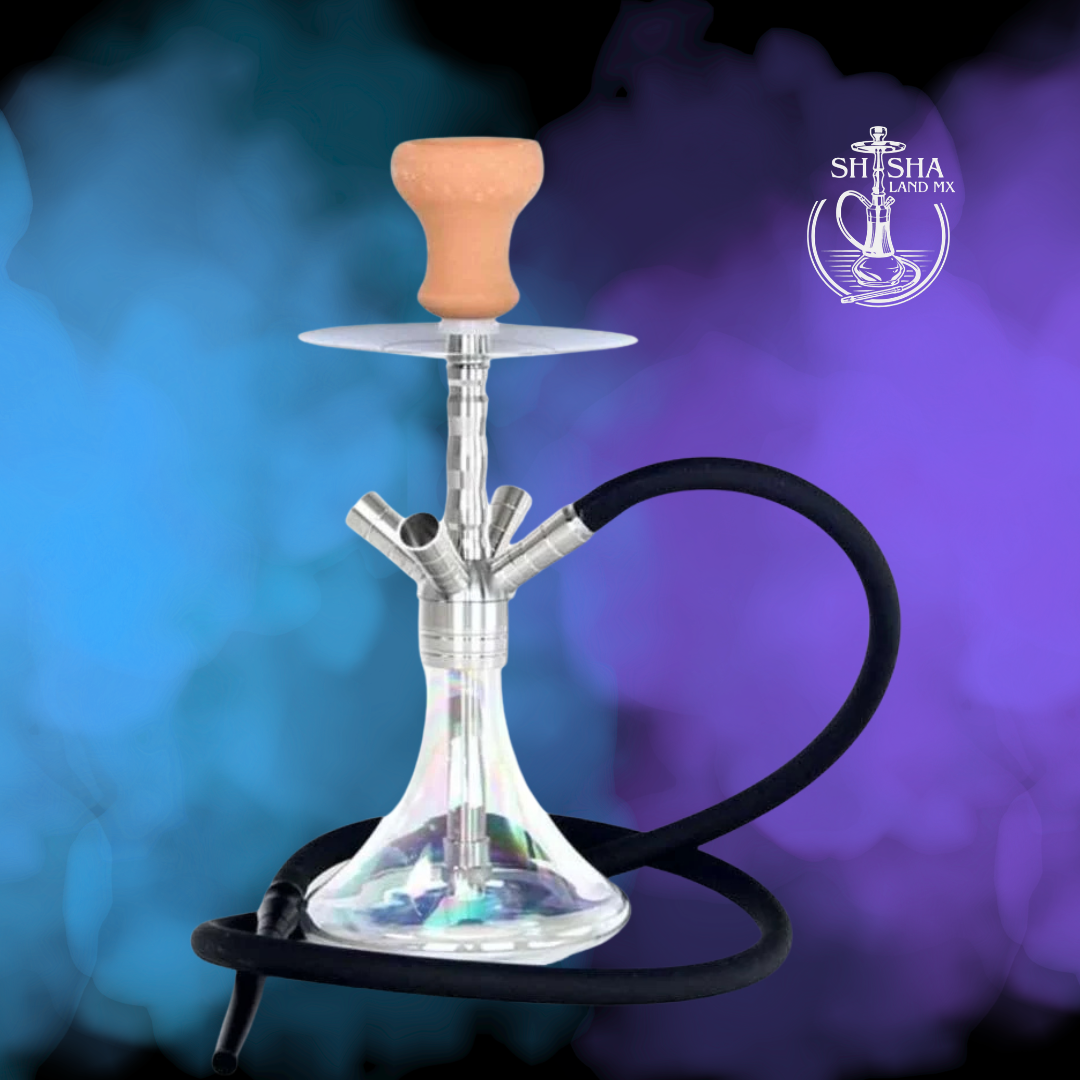 Shisha Aladin Brodator 320 Mini de acero inoxidable, cachimba, hookah y narguile