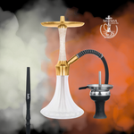 Shisha Aladin Epox 360 de resina y acero inoxidable, cachimba, hookah y narguile
