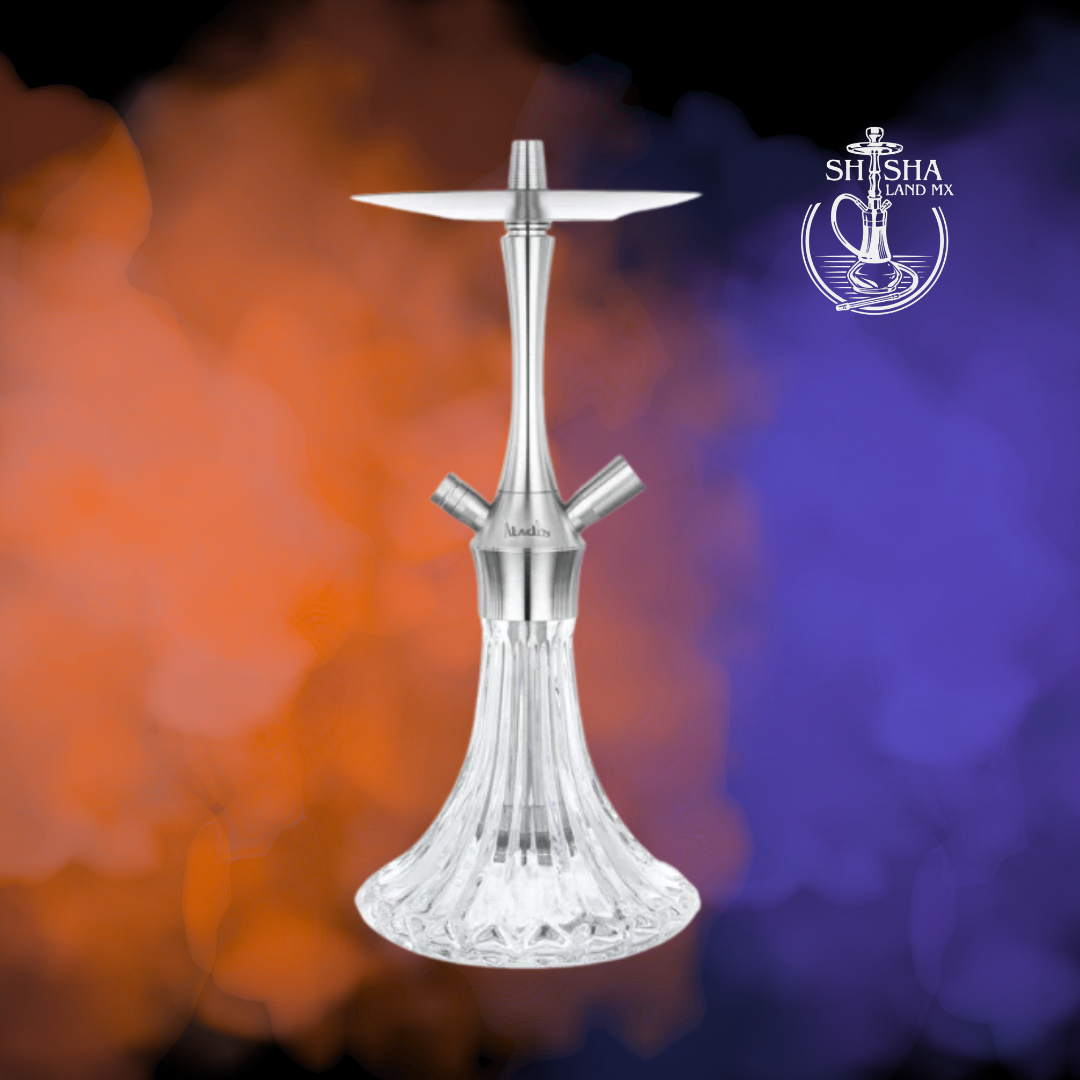 Shisha Aladin MVP 360 de acero inoxidable, cachimba, hookah y narguile