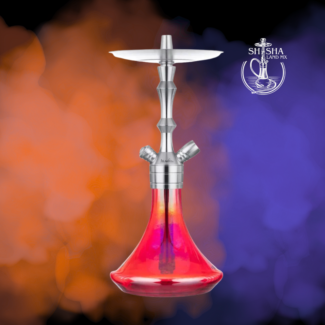 Shisha Aladin MVP 360 de acero inoxidable, cachimba, hookah y narguile