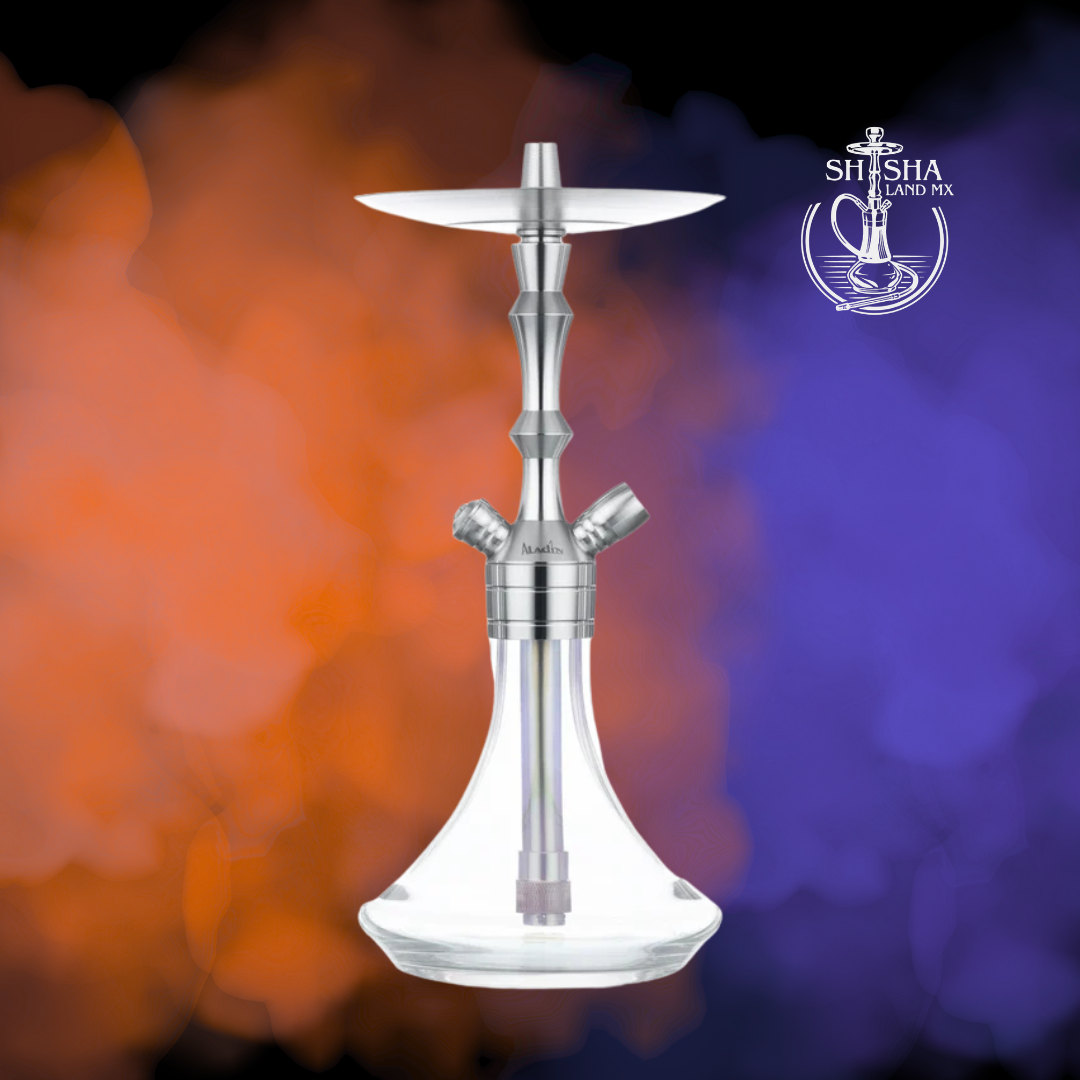 Shisha Aladin MVP 360 de acero inoxidable, cachimba, hookah y narguile