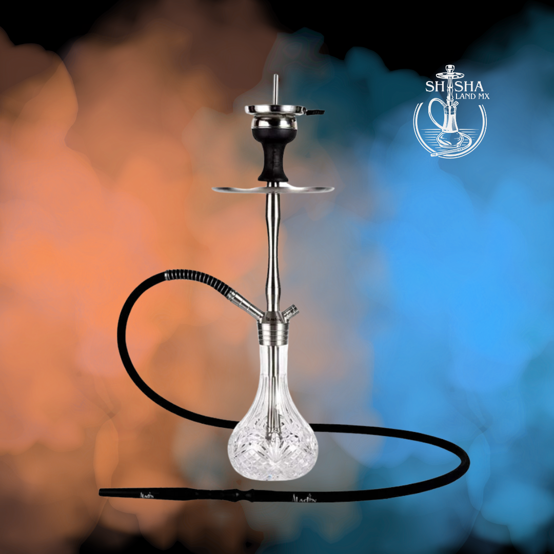 Shisha Aladin MVP 470 Flower de acero inoxidable V2A, cachimba, hookah y narguile