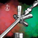 Shisha Aladin MVP 500 de acero inoxidable color , cachimba, hookah y narguile