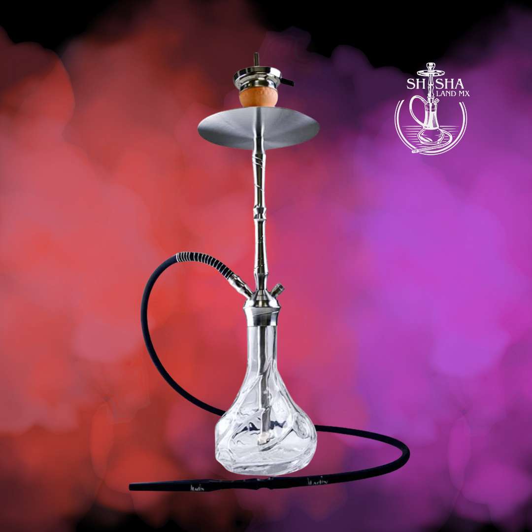 Shisha Aladin MVP 670 de acero inoxidable, cachimba, hookah y narguile