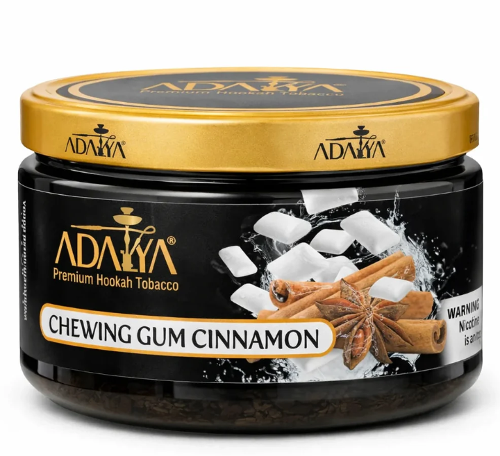 Tabaco Adalya sabor Chewing Gum Cinnamon chicle canela presentacion de 250g para shisha